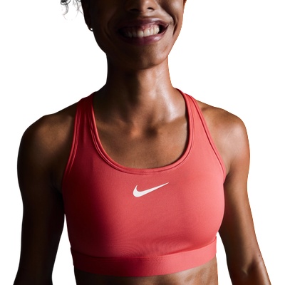 Nike Сутиен Nike W NK SWSH MED SPT BRA Червен Velikost XS