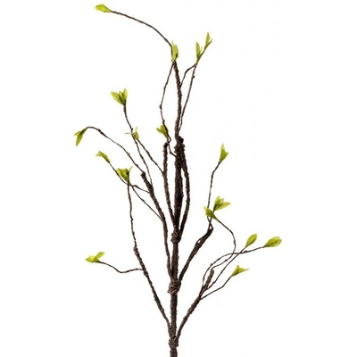 Dekorácia hnedá vetvička s lístkami - 28*8*130 cm - Clayre & Eef
