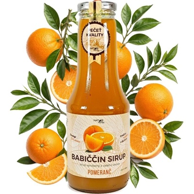 Nature Notea Babiččin sirup Pomeranč 0.49 l