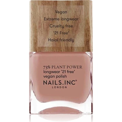 Nails Inc. Plant Power dlhotrvajúci lak na nechty odtieň Good Energy Efficient 14 ml