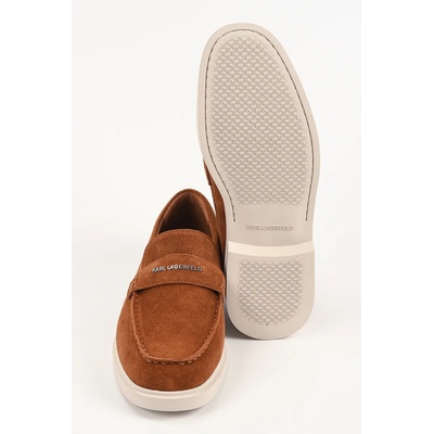 Karl Lagerfeld Велурени мокасини Karl Lagerfeld KORI (KL21412.533)