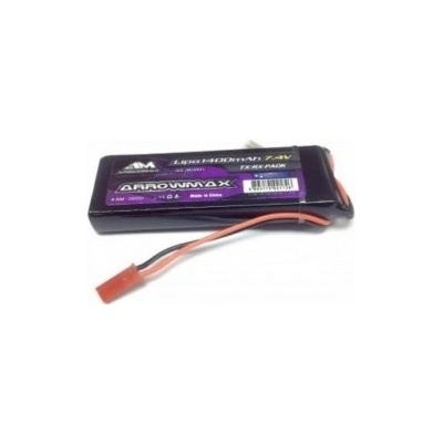 Arrowmax AM Lipo 1400 mAh 7.4 V Receiver Pack GP JST Plug AM-700993