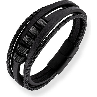 Troli Štýlový kožený náramok Leather VABOB002