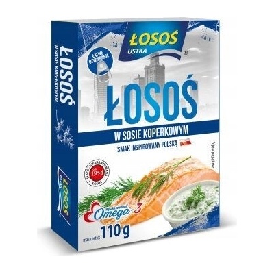 Łosoś Ustka Sleďové filé v oleji 0,17 kg