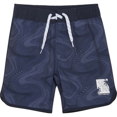 Color Kids-Swim Long Shorts AOP vintage indigo