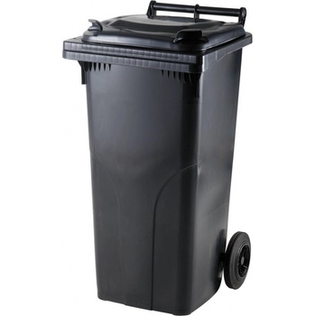 Meva Popolnica s vekom, 120 l, plast, čierna MT0004-3