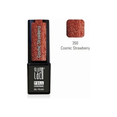 GlamLac Gel lak červený 350 Cosmic Strawberry 6 ml