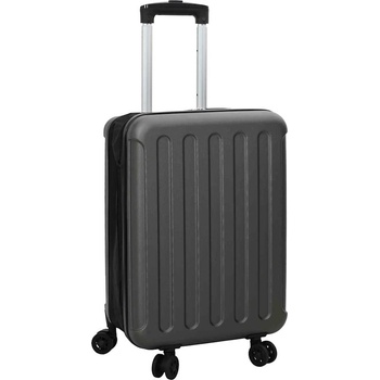 vidaXL Куфар с заключване Тъмносив 34 x 23 x 55.5 см ABS пластмаса (42006230)