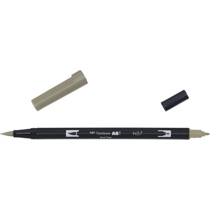 Tombow Маркер ABT Dual Brush N57 топло сиво 5 (ABT-N57)