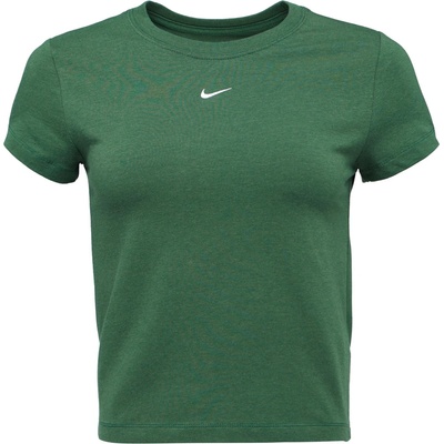 Nike Dámske tričko SPORTSWEAR CHILL KNIT tmavo zelená Biela