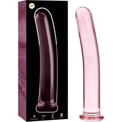 Nebula series by ibiza model 9 dildo borosilicate glass pink 15.5 cm -o- 2.5 cm