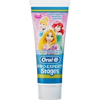 Oral-B Pro expert Stages 3+ Детска паста за зъби с вкус на дъвка Disney Princess 75мл