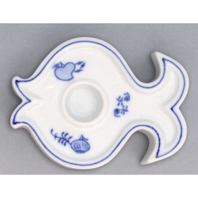 Cibulák Svícen ryba 9,2cm 110g Originál Český porcelán Dubí