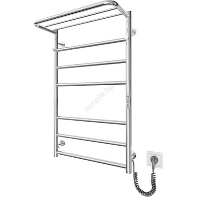 Mario Radiators Лира за баня HOME 95W/230V 77x53 cm неръждаема стомана/хром, дясна (MR0073)