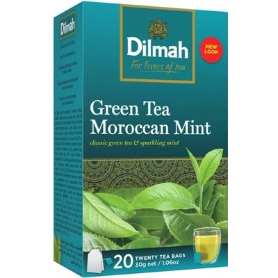 Dilmah Moroccan Mint zelený čaj s mätou porciovaný 20 ks