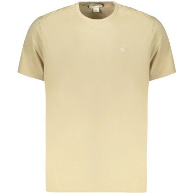 Calvin Klein pánské tričko s krátkým rukávem Beige