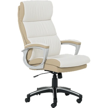 Carmen Президентски офис стол Carmen 5006 - бежов-бял (3520303_1)