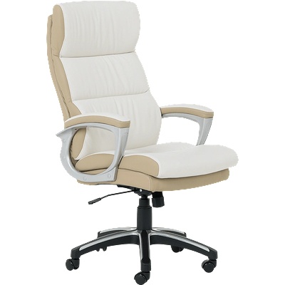 Carmen Президентски офис стол Carmen 5006 - бежов-бял (3520303_1)