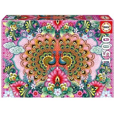 Educa Пъзел, Educa, Бенгалски пауни , 1500 части