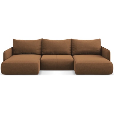 makamii Оранжев разтегателен ъглов диван с място за съхранение Nanea - Makamii (NANEA_UF_24_P1_C9)