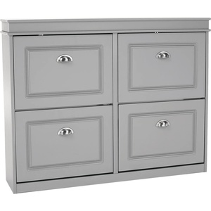  Шкаф за обувки Sеber type 5 104x24x81.5cm Сив