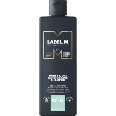 label.m Хидратиращ шампоан с мед и овес, 300 ml