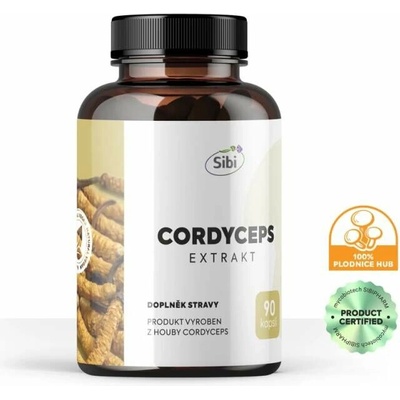 Sibi Cordyceps extrakt 500 mg 90 kapslí