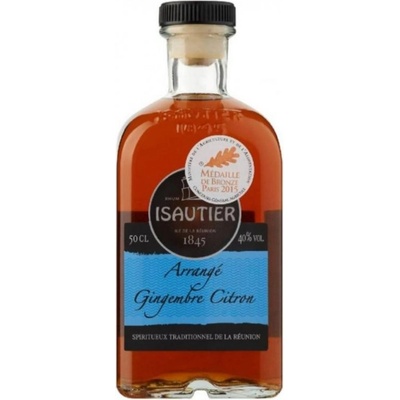 Isautier Arrangé Gingembre Citron 40% 0,5 l (holá láhev)