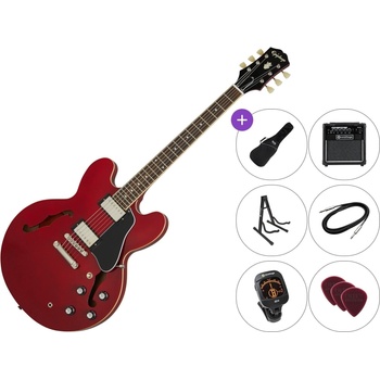 Epiphone ES-335 Premium SET Cherry Джаз китара