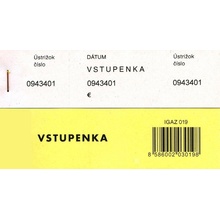 Igaz 19 Vstupenka trojdielna / tombolový lístok, číslovaný, 100 list