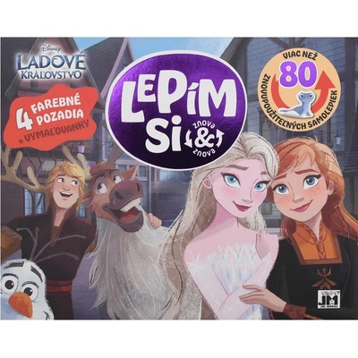 Samolepkový album A4 lepím si znova Ľadové kráľovstvo