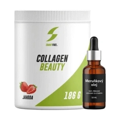 SmartFuel Collagen Beauty vlasy, nechty, pleť jahoda 186 g