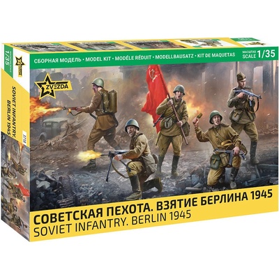 Zvezda Soviet Infantry Berlin 1945 1:35