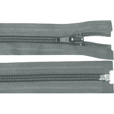 Spirálový zip No 5 délka 45 cm bundový POL, malé, 316 šedá neutrální