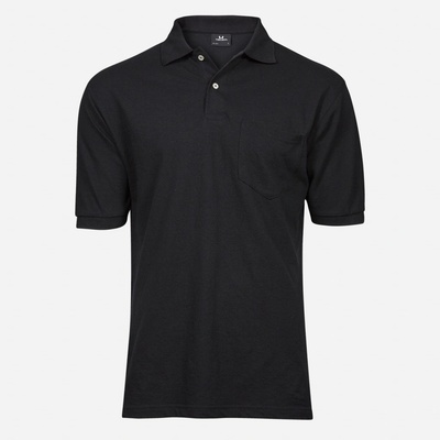 Tee Jays strečová polokošeľa čierna