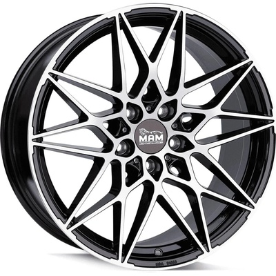 MAM B2 8x18 5x112 ET30 black polished