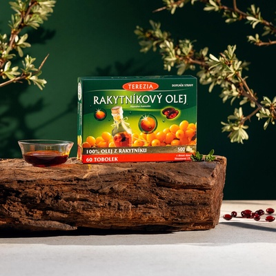 Terezia Rakytníkový olej 100% 60 kapslí