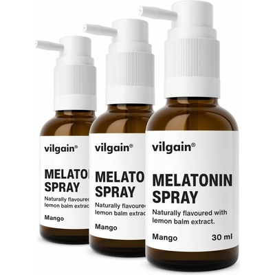 Vilgain Melatonín v spreji 3 × mango 30 ml