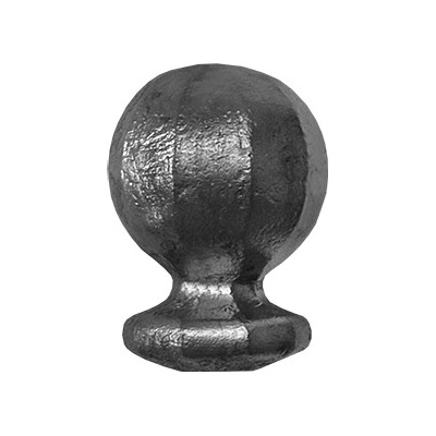Ukončenie-guľa 74 x 54 mm, podstava ø 48 mm