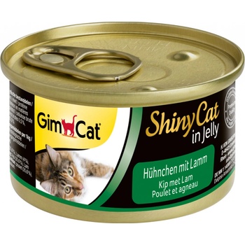 GimCat ShinyCat kuřecí a jehněčí 24 x 70 g