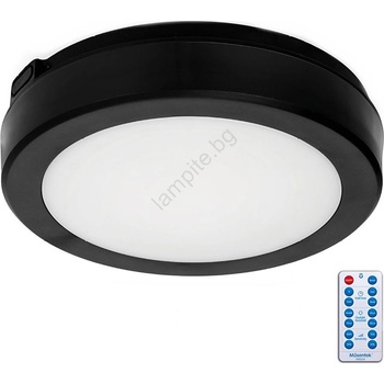 Kobi Led Плафон за баня със сензор nairos led/12w/230v ip65 черен + д. у (kb0420)