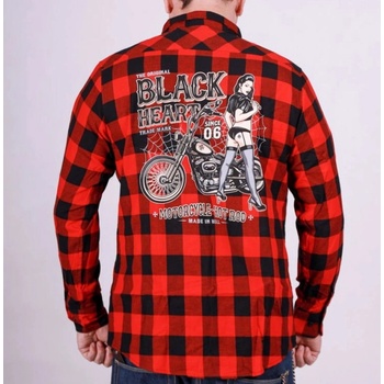 Black heart мъжка риза black heart - chopper pussy - ЧЕРВЕНА - 14106