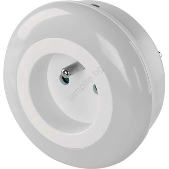 EMOS Led нощна лампа със сензор и вграден контакт led/0, 3w/230v (ems1433)