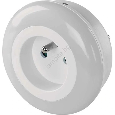 EMOS Led нощна лампа със сензор и вграден контакт led/0, 3w/230v (ems1433)