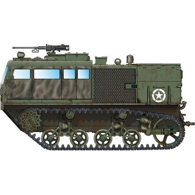 Hobby Boss M4 High Speed Tractor 3-in./90mm 1:72