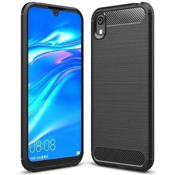 Forcell Противоударен Силиконов Калъф за HUAWEI Y5 2019, FORCELL Carbon Case, Черен (5903396030963)