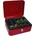 Q-CONNECT Метална каса 20x16x9cm KF03318 червена