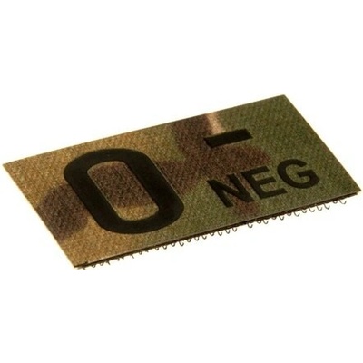 Nášivka krevní skupina IR Clawgear® – 0 -, Multicam®