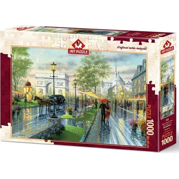 Art Puzzle Пъзел Art Puzzle от 1000 части - Пролетна разходка, Париж, Кен Шотуел (4225)