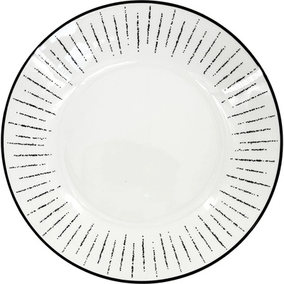 by inspire Hluboký porcelánový talíř Linea Dash 20,5 cm